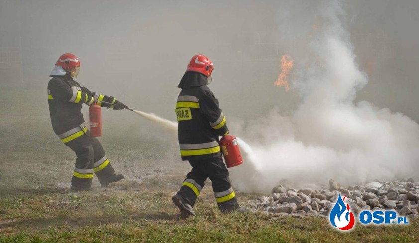 Straż Pożarna kontra palący się gaz ziemny OSP Ochotnicza Straż Pożarna