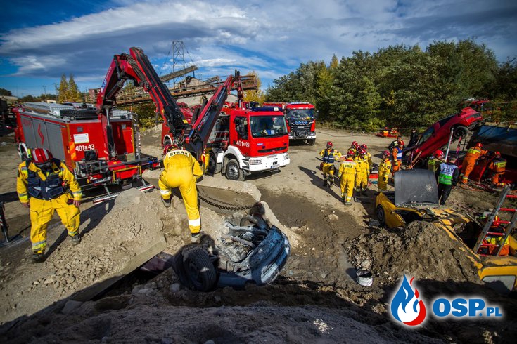 Blisko 400 strażaków ćwiczyło w ramach krajowych manewrów ratowniczych "Opolskie 2021" OSP Ochotnicza Straż Pożarna