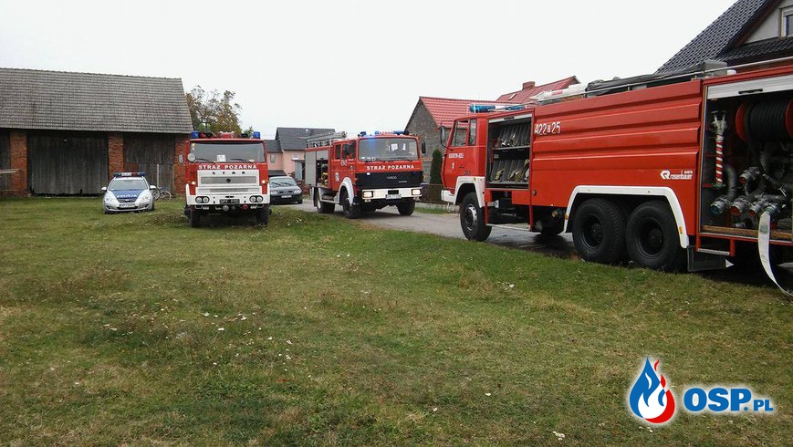 Pożar stogu słomy w miejscowości Landzmierz OSP Ochotnicza Straż Pożarna