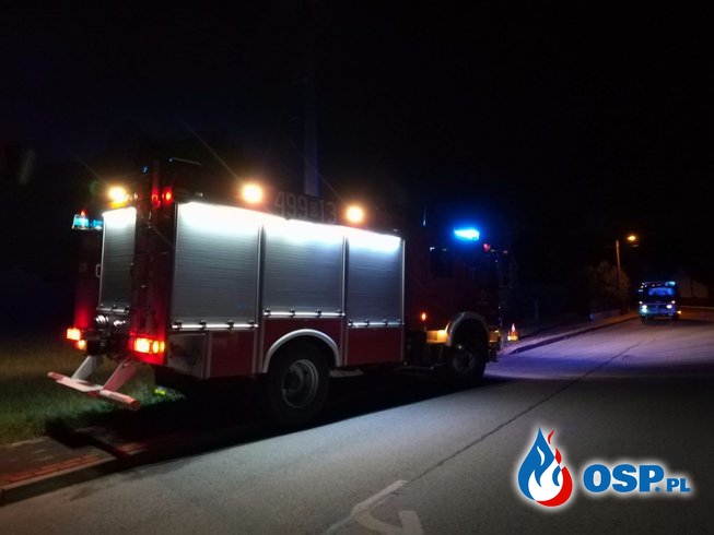Usuwanie skutków wichury w gminie OSP Ochotnicza Straż Pożarna