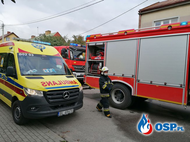 Pożar w Szczuczynie OSP Ochotnicza Straż Pożarna