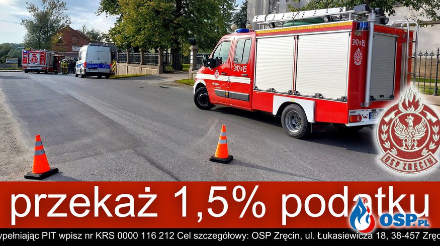 Przekaż 1,5% podatku OSP Ochotnicza Straż Pożarna