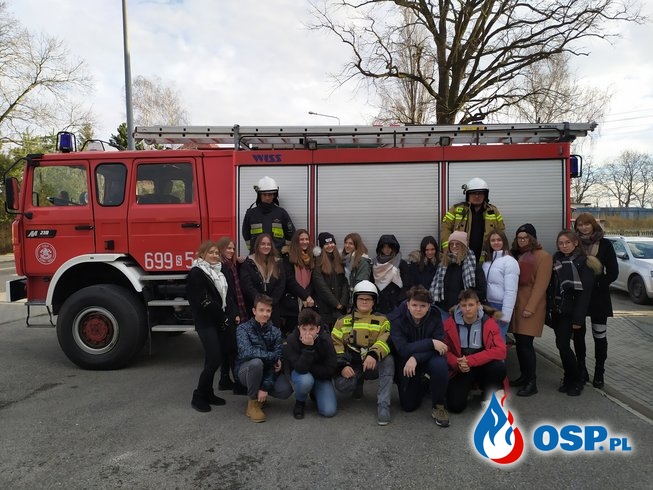 Wizyta młodzieży z Zespołu Szkolno-Przedszkolnego nr 11. OSP Ochotnicza Straż Pożarna