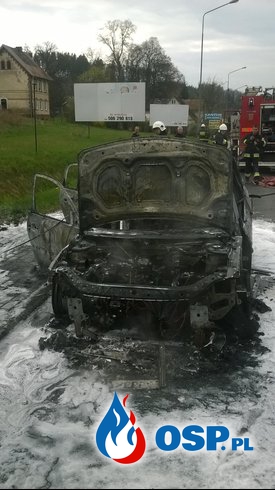 Pożar samochodu na DK 8 OSP Ochotnicza Straż Pożarna