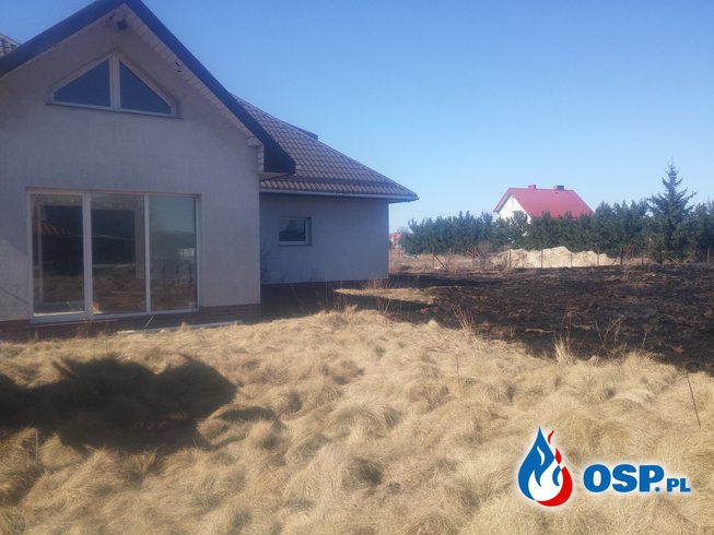 Pożar trawy w miejscowości Samborowo OSP Ochotnicza Straż Pożarna