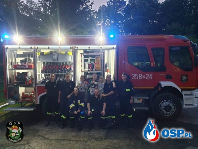 Strażacy podczas "Zielonej Nocy" w Przedszkolach! OSP Ochotnicza Straż Pożarna
