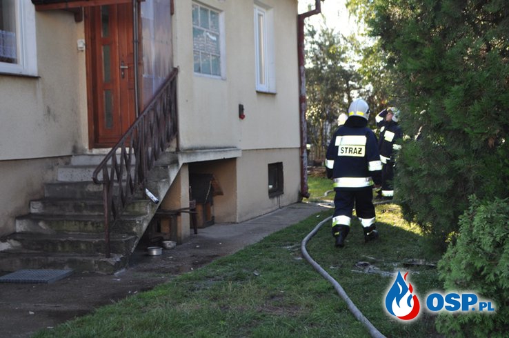Pożar poddasza w domu jednorodzinnym. OSP Ochotnicza Straż Pożarna