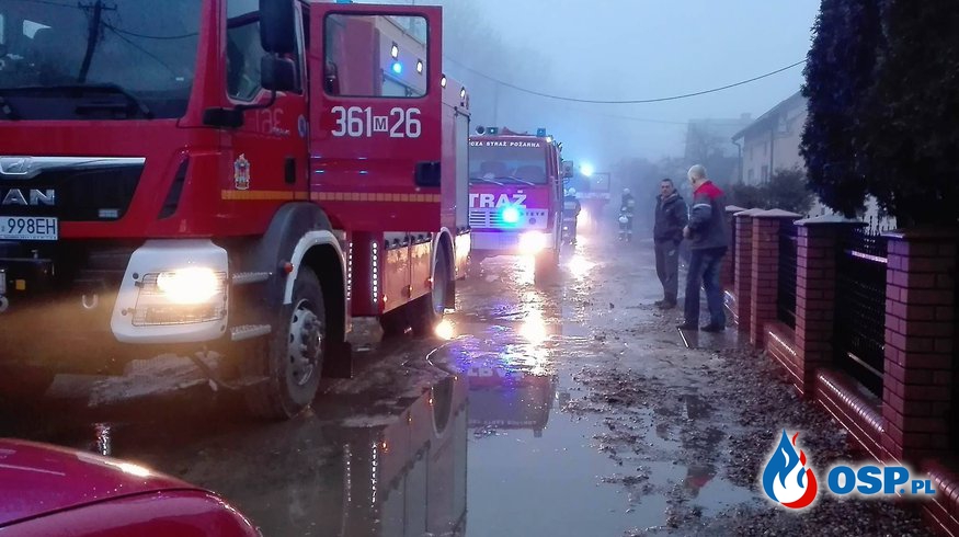Pożar piwnicy w miejscowości Siecień OSP Ochotnicza Straż Pożarna