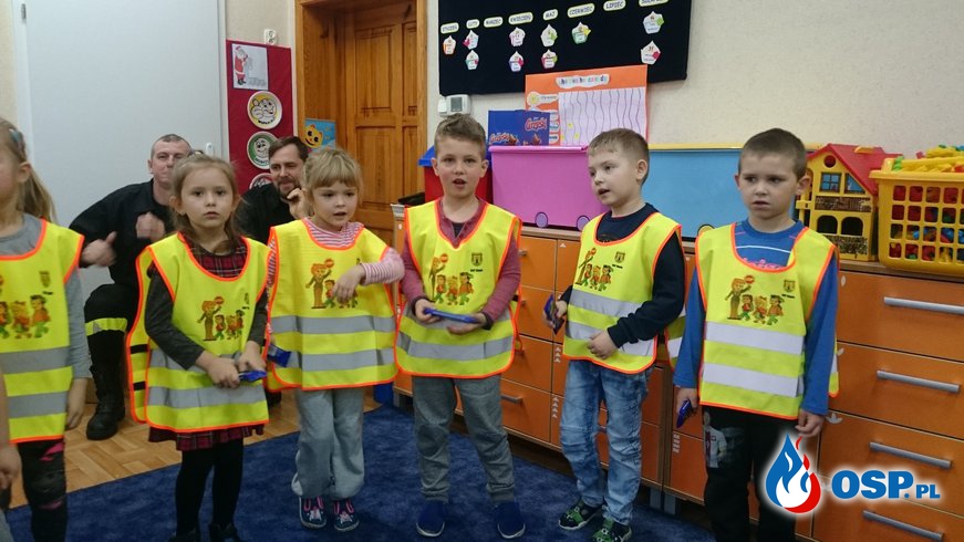 Strażacy OSP w Słupi pod Kępnem z wizytą u przedszkolaków OSP Ochotnicza Straż Pożarna