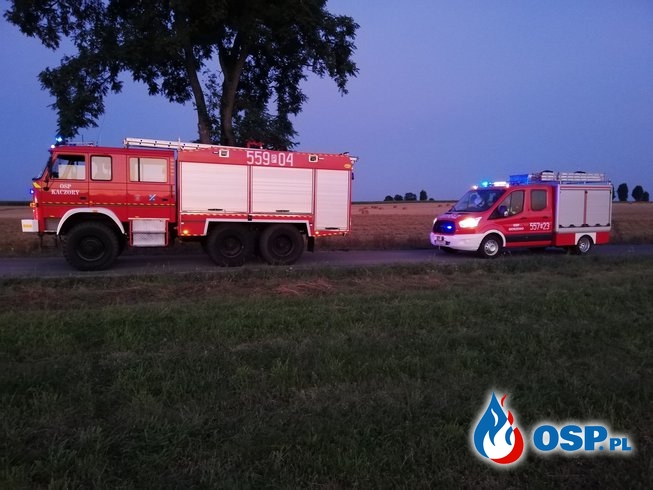[10/P/2020] Pożar ścierniska w miejscowości Dziembowo OSP Ochotnicza Straż Pożarna