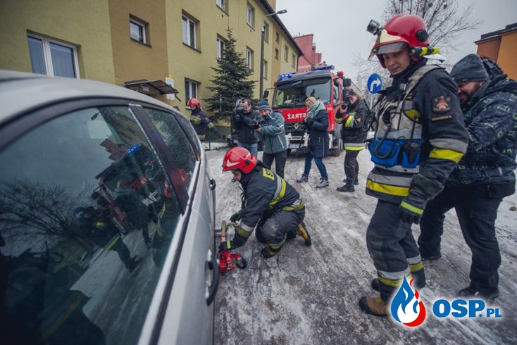 Akcja edukacyjna śląskich strażaków: "Droga pożarowa - drogą życia" OSP Ochotnicza Straż Pożarna