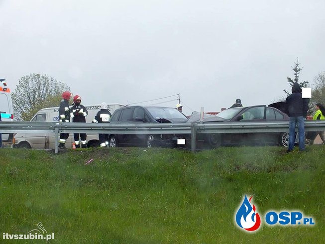 Wypadek i pożar w Zamościu - pracowity Dzień Strażaka dla OSP Rynarzewo OSP Ochotnicza Straż Pożarna