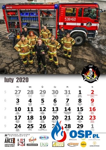 Kobiety Straży 2020 - wyjątkowy kalendarz strażacki OSP Ochotnicza Straż Pożarna