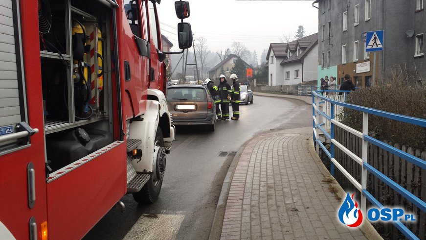 2 osoby ranne w kolizji OSP Ochotnicza Straż Pożarna