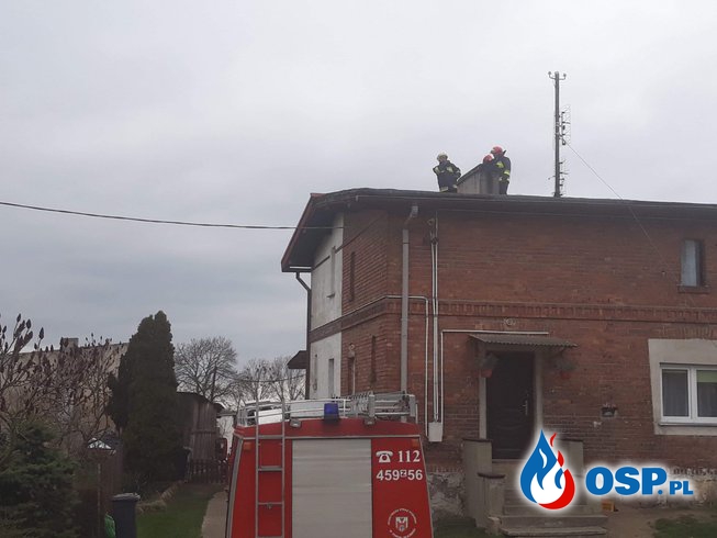 Pożar w Starym Objezierzu OSP Ochotnicza Straż Pożarna
