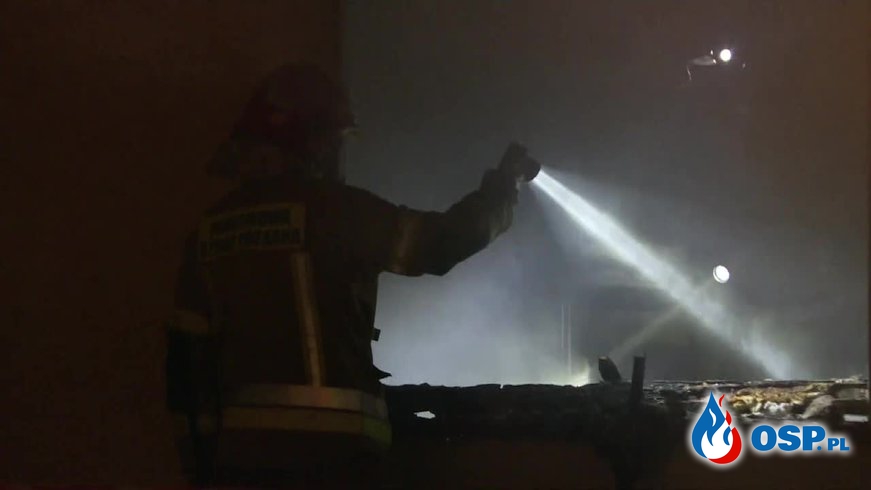 Dwóch mężczyzn zginęło w nocnym pożarze w Ostrowie Wielkopolskim OSP Ochotnicza Straż Pożarna