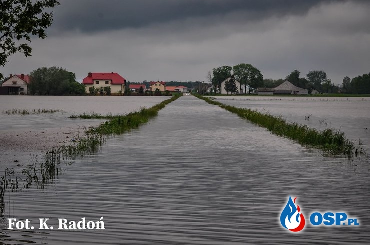 Przerwany wał, zalane schronisko. Setki strażaków walczą z żywiołem na południu Polski. OSP Ochotnicza Straż Pożarna