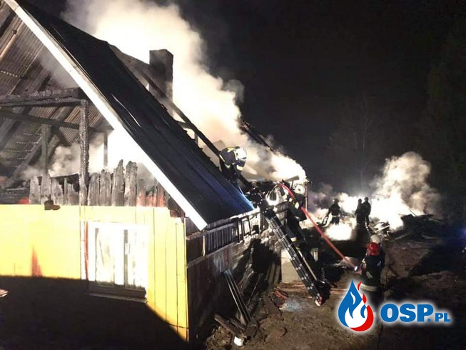 Rodzina z Załuża w pożarze utraciła wszystko. Pomóżmy Im odbudować dom OSP Ochotnicza Straż Pożarna