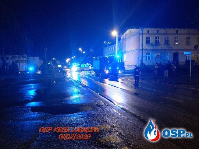 Potrącenie pieszego OSP Ochotnicza Straż Pożarna