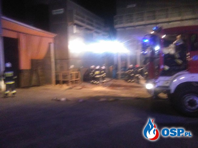 Pożar w zakładzie stolarskim OSP Ochotnicza Straż Pożarna