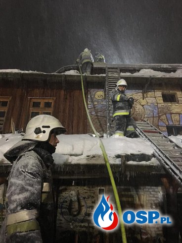 Pożar Budynku Mieszkalnego w Niedamirowie OSP Ochotnicza Straż Pożarna