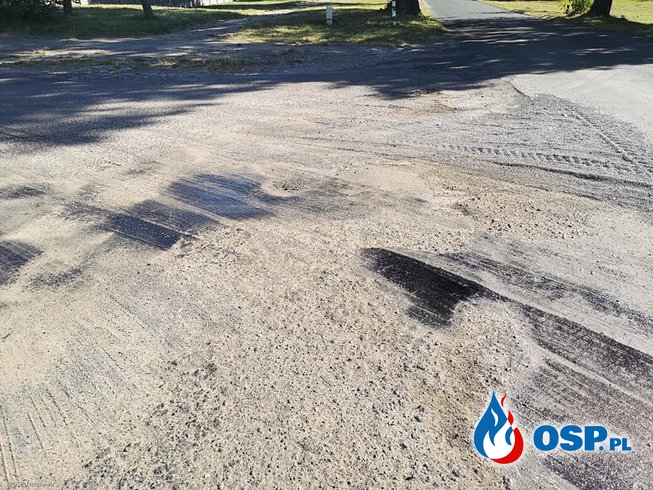 Kleszczewo - To nie olej, to asfalt! OSP Ochotnicza Straż Pożarna