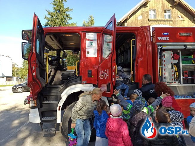 Wizyta dzieci z "Zerówki" OSP Ochotnicza Straż Pożarna
