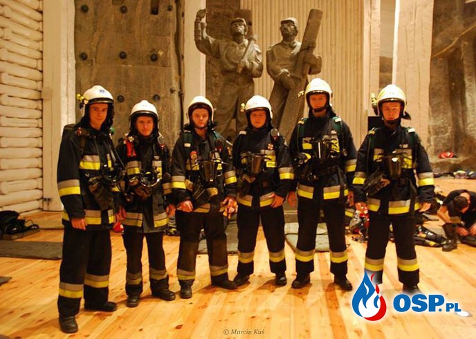 VII Barbórkowy Turniej Strażaków i Ratowników w kopalni soli w Wieliczce OSP Ochotnicza Straż Pożarna
