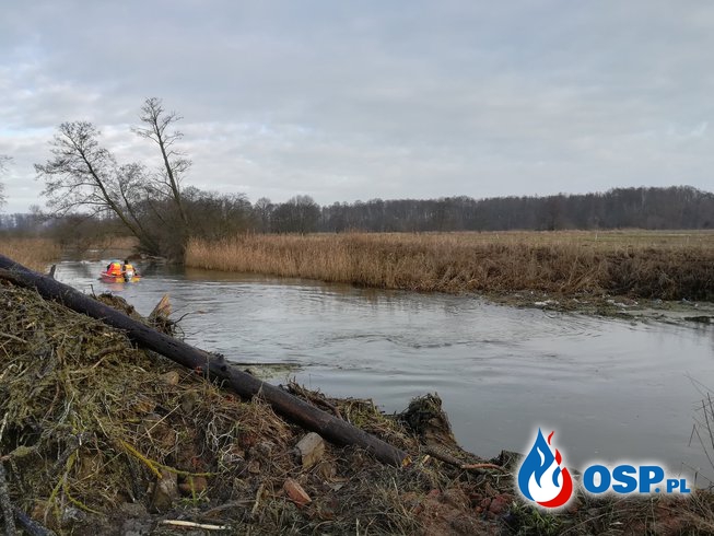 Poszukiwania osoby zaginionej na rzece oraz zalewie Nowomiejskim OSP Ochotnicza Straż Pożarna