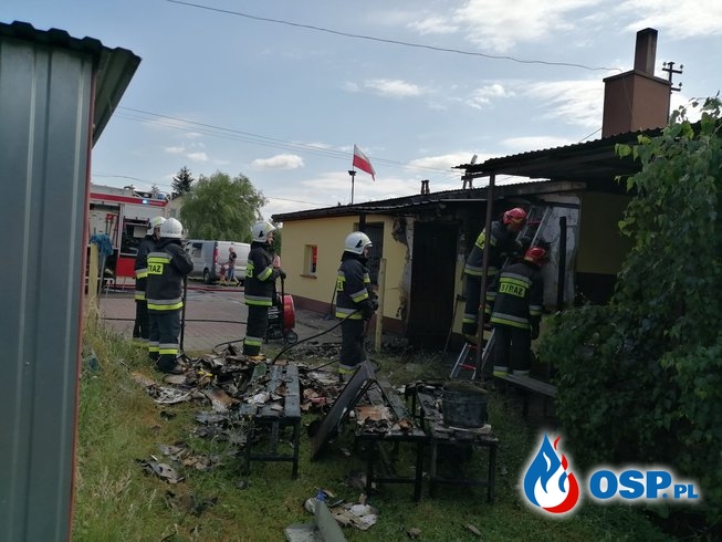 Pożar w sklepie spożywczym OSP Ochotnicza Straż Pożarna