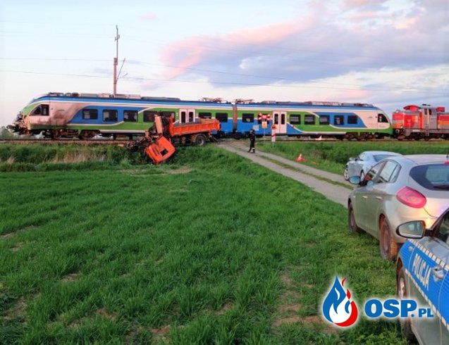 37-letni strażak zginął w wypadku. Tragedia na przejeździe kolejowym. OSP Ochotnicza Straż Pożarna