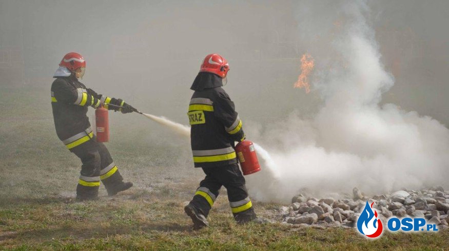 Straż Pożarna kontra palący się gaz ziemny OSP Ochotnicza Straż Pożarna