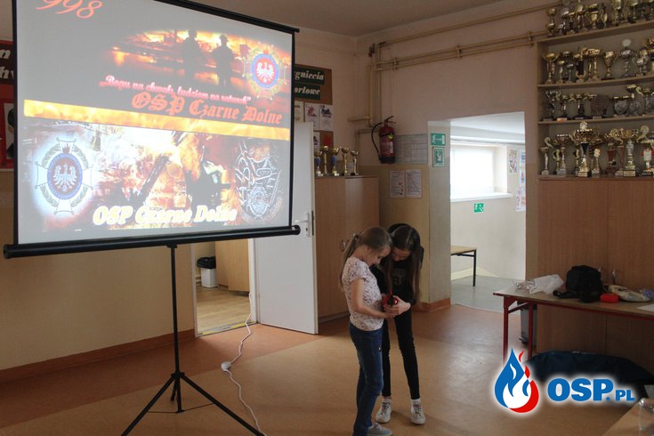 Wizyta w Szkole Podstawowej w Cyganach OSP Ochotnicza Straż Pożarna