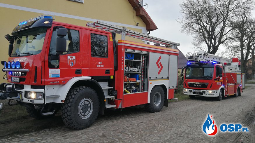 Pożar w Nowym Objezierzu OSP Ochotnicza Straż Pożarna
