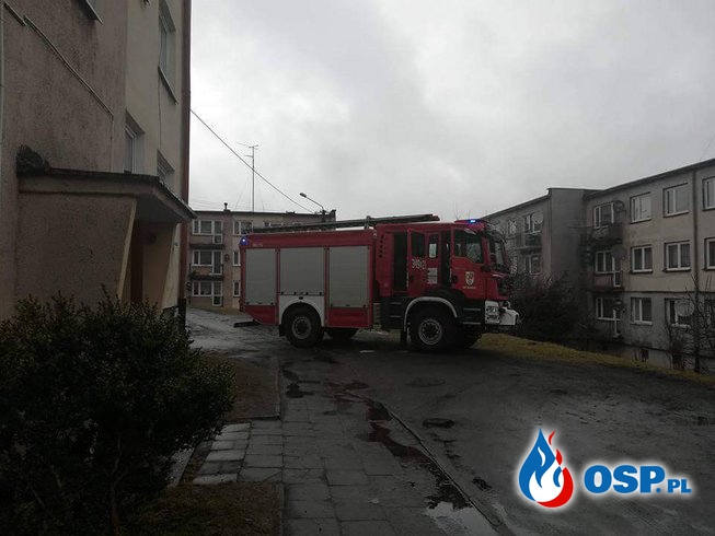 Pożar sadzy w przewodzie kominowym Biesowice 14.03.2018 OSP Ochotnicza Straż Pożarna