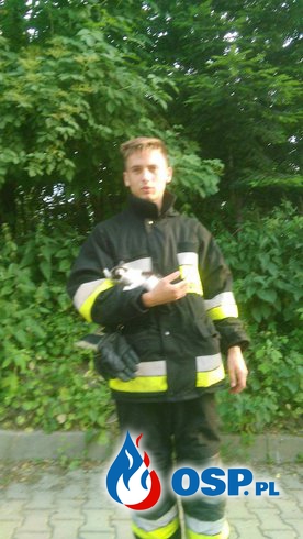 Kot, Zawody, Pożar traw OSP Ochotnicza Straż Pożarna