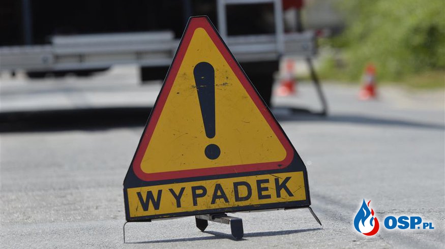 Wypadek samochodowy w Turzy Śląskiej. OSP Ochotnicza Straż Pożarna
