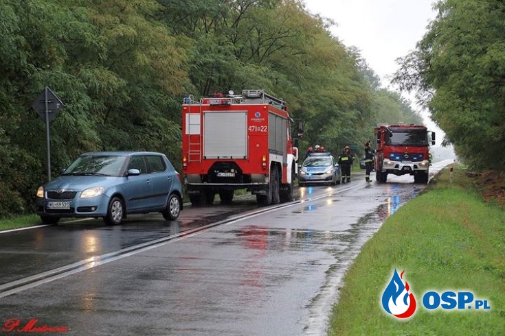 Pijany kierowca zaatakował służby i zdemolował karetkę OSP Ochotnicza Straż Pożarna
