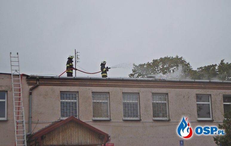 Pożar budynku Urzędu Gminy Orchowo OSP Ochotnicza Straż Pożarna