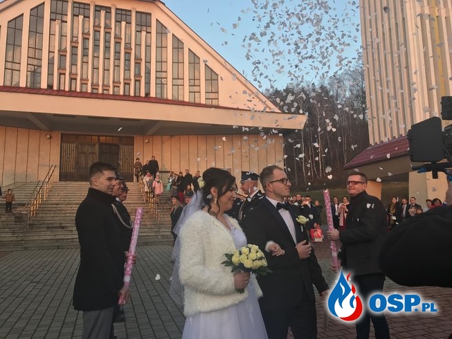 Ślub naszego druha Mirosława! OSP Ochotnicza Straż Pożarna