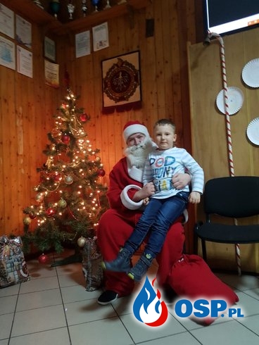 Mikołaj w Remizie OSP Trzebiatów OSP Ochotnicza Straż Pożarna