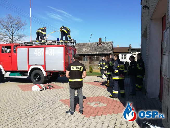 Ćwiczenia wewnętrzne - Kwiecień OSP Ochotnicza Straż Pożarna
