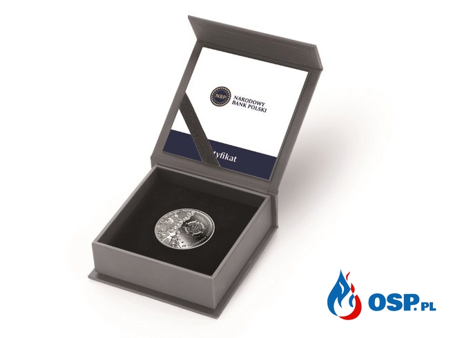 Narodowy Bank Polski wydał pamiątkową monetę z okazji 100-lecia ZOSP RP OSP Ochotnicza Straż Pożarna