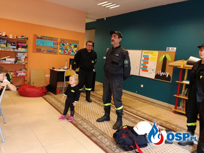 Zajęcia z dziećmi na "Wyspie" OSP Ochotnicza Straż Pożarna
