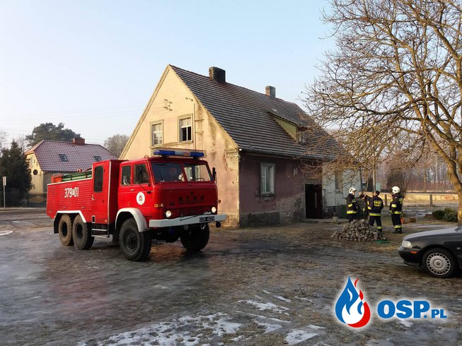 Pożar komina - Nowa Wieś OSP Ochotnicza Straż Pożarna