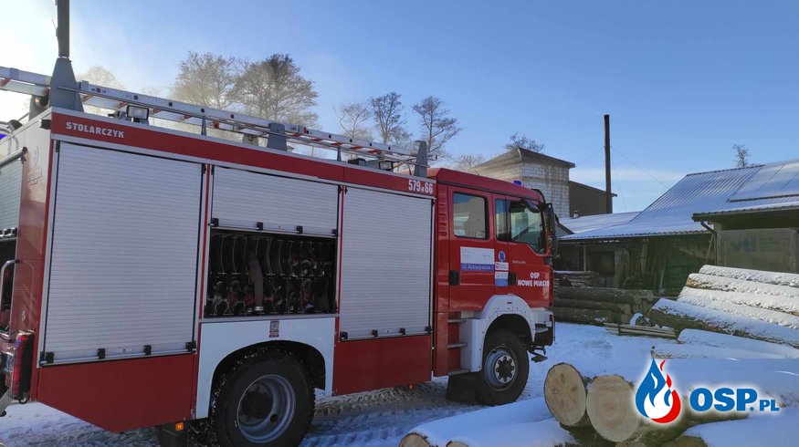 Pożar stolarni Czarnoty OSP Ochotnicza Straż Pożarna