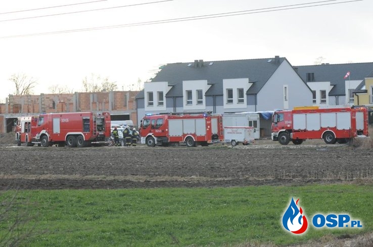 Robotnicy uszkodzili gazociąg w Opolu. Ewakuowano pracowników. OSP Ochotnicza Straż Pożarna
