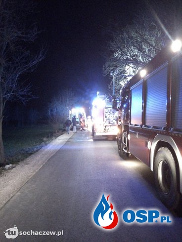 4 strażaków rannych podczas akcji gaśniczej w Matyldowie OSP Ochotnicza Straż Pożarna