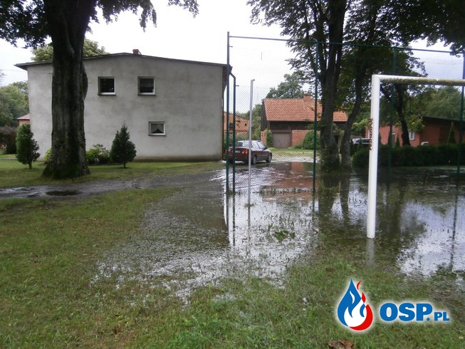 Zalania w naszej gminie i powiecie słupskim OSP Ochotnicza Straż Pożarna