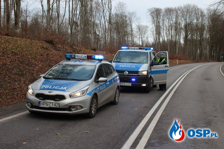 Wypadek na obwodnicy Kościerzyny. Nie żyje 2-miesięczne dziecko. OSP Ochotnicza Straż Pożarna